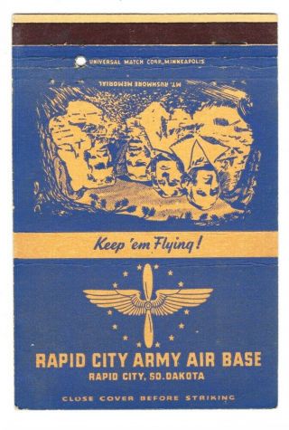 Matchbook: Rapid City Army Air Base - Rapid City,  South Dakota