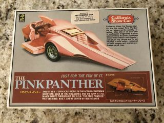 Rare Doyusha Pink Panther Model Kit Built W/ Box And Instructions 1976