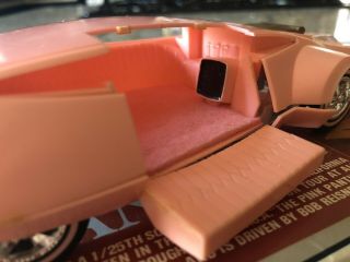 RARE Doyusha Pink Panther Model Kit Built W/ Box And Instructions 1976 7