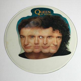 Queen - Breakthru (the Miracle) Mega Rare 12 " Uncut Picture Disc Single Lp