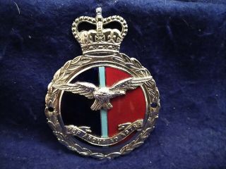 Vintage Car Badge Royal Air Force R.  A.  F.  Per Ardua Ad Astra J.  R.  Gaunt