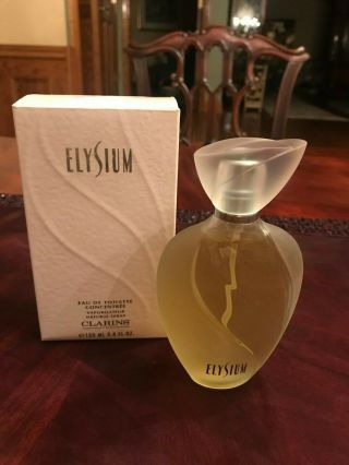 Clarins Elysium 3.  4 Oz Vintage Perfume Eau De Toilette Concentree Natural Spray
