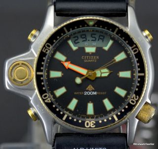 Rare First Generation Citizen Promaster Aqualand C022 - 088093 200m Divers Gn - 4 - S
