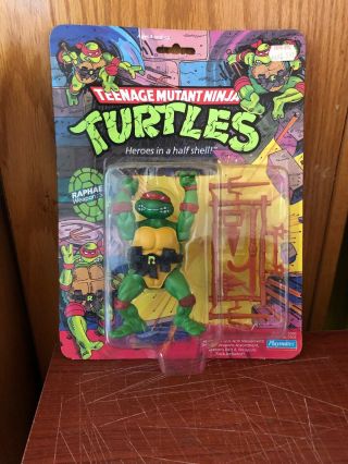 Raphael Teenage Mutant Ninja Turtles 1988 Un - Punched Card Vintage Tmnt