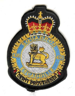 Modern Canadian Air Force 435 Squadron Patch