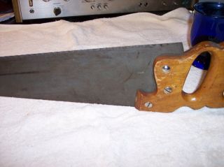 Vintage EC Atkins Hand Saw RailRoad (GNRY) Advertising For Metal Cutting V. 7