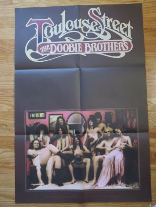 Promo Vintage 1972 Doobie Brothers " Toulouse Street " Poster Patrick Simmons