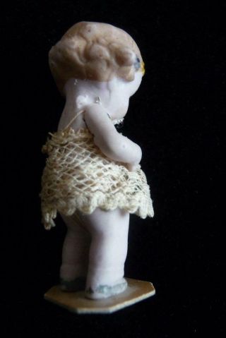 Antique DOLL MINIATURE HERTWIG - GERMANY 2.  25 