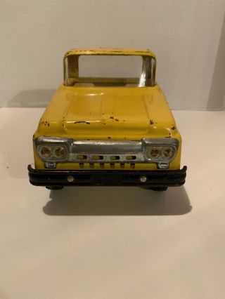 Vintage Tonka Toys Tonka Semi Tractor Truck Yellow Cab 1960s 2