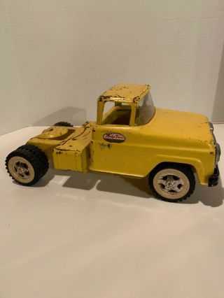 Vintage Tonka Toys Tonka Semi Tractor Truck Yellow Cab 1960s 3