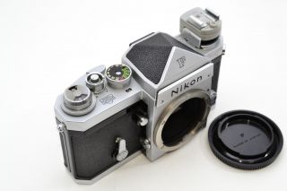RARE Nikon F Early Model Film Camera Body From Japan 1719 3