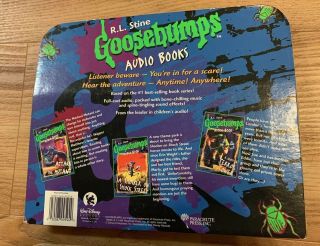 Vintage 1996 Goosebumps Audio Book Cassettes Set Of 2 Value Packs 4