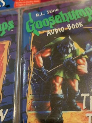 Vintage 1996 Goosebumps Audio Book Cassettes Set Of 2 Value Packs 6