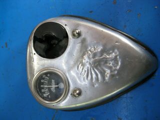 Vintage Cast Aluminum Dash Cover For Indian Chief 1949