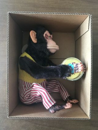 Battery Operated Multi Actions Musical Jolly Chimp - Vintage 3