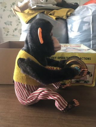 Battery Operated Multi Actions Musical Jolly Chimp - Vintage 6