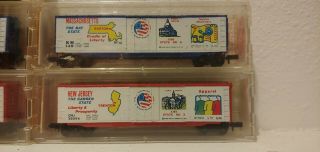 Kadee Micro Trains N Scale State Cars 10 Different states vintage 5