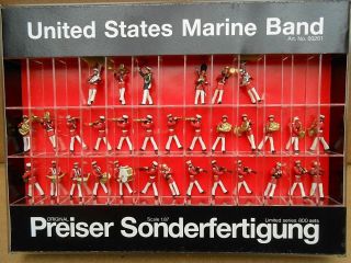 Vintage Preiser Ho 1:87 United States Marine Band 00261