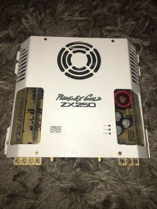 Old School Phoenix Gold Zx250 2 Channel Amplifier,  Rare,  Amp,  Vintage,  Sq,  Usa