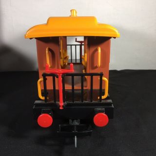 Vintage Playmobil 4120 Western Theme Passenger Car Train Toy PRR Railway 5