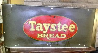Vintage Taystee Bread Kennett Fiber Tray Crate Bin