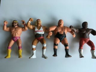 Vintage 1980s Ljn Titan Sports Wwf Wwe Wrestling Superstars Hogan,  Savage,  Bundy