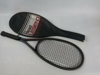 Rare Vintage Amf Head Legend Tennis Racquet 100 Graphite Frame With Case.