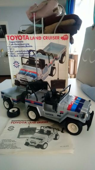 Vintage Asahi Toyota Land Cruiser Rc Immaculate & Complete
