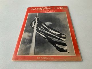 Pictorial Review Aaf Basic Flying School Goodfellow Field San Angelo,  Texas