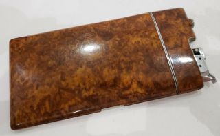 Vintage Evans Case Lighter - Faux Burl Finish