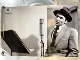 Frank Sinatra Apple Think Different Poster 1999 Vintage