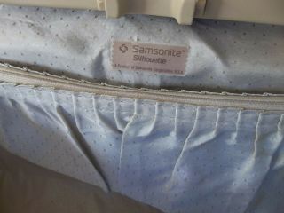 Set of 2 Vintage Samsonite Silhouette Wineberry Carry On and Train Makeup Case 7