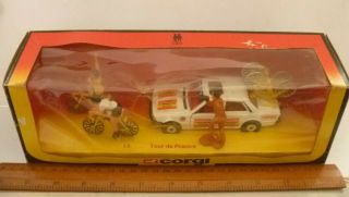 Corgi Toys Peugeot Tour De France Gift Set 13 Raleigh Cycling Team Vintage Boxed