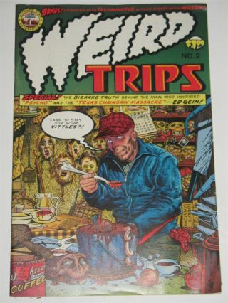 Vtg Weird Trips No 2 Adult Only Underground Comic Book