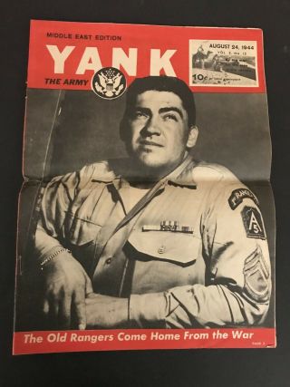 Yank Weekly World War 2 August 24,  1944 Middle East Edition