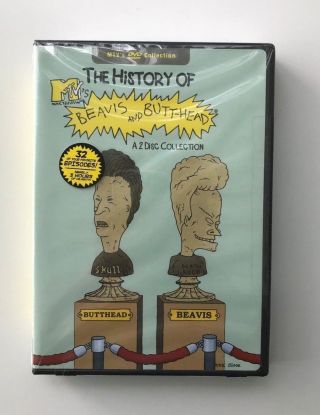 Rare Mtv History Of Beavis And Butt - Head Dvd 2 Discs Set Authentic Dvd