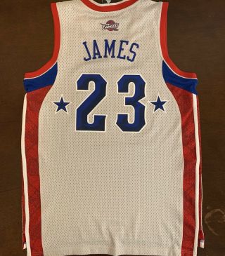 Rare Adidas 2008 NBA All - Star Game Cleveland Cavaliers LeBron James Jersey 2