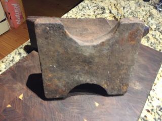 Vintage Anvil blacksmith knife maker tool 49LBs.  unknown maker 14” X71/2” Tall 8