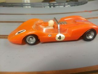 Vintage Cox 1/24 Scale La Cucaracha Slot Car Orange