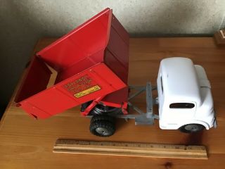 VINTAGE STRUCTO WINDUP DUMP TRUCK - ALL 4