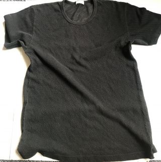 Helmut Lang Black Cotton Mesh Rare Vtg Made In Austria Underwear Line T Shirt Xs