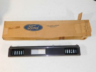 Nos Vintage 74 75 76 77 78 Ford Mustang Ii Cobra Black Dash Trim Panel With A/c