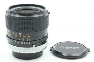 Rare [mint] Canon Fd 35mm F2 S.  S.  C.  " O " Concave Min Aperture 16 From Japan 359