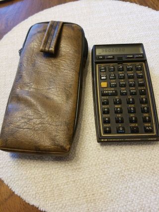 Hp - 41cx Programmable Calculator Surveying Case Vintage Hewlett - Packard