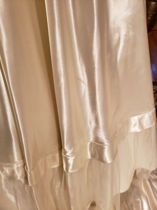 Stunning Vintage wedding gown 1940s 1950s heavy satin,  Miriam Originals York 6