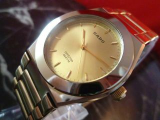 Rado " Diastar " 132.  9573.  3 Gold Mens Vintage Watch Swiss Qz