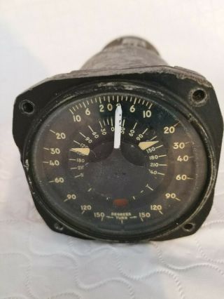 Vintage Aviation Instrument Gauge Aircraft Equipment Sperrygyro Synchro Repeater