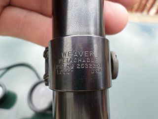 VTG Weaver K 2.  5 Rifle Scope,  Post Reticle With Weaver Mounting Rings & Caps 4