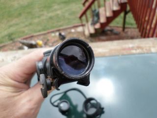 VTG Weaver K 2.  5 Rifle Scope,  Post Reticle With Weaver Mounting Rings & Caps 6
