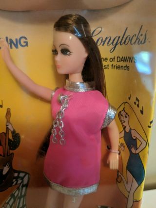 Vintage Topper Dawn Doll Dancing Longlocks MIB NRFB 1970 Factory Groovy 3